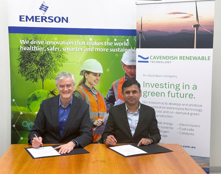 Emerson and Cavendish Renewable Technology to Drive Innovation in Hydrogen Applications